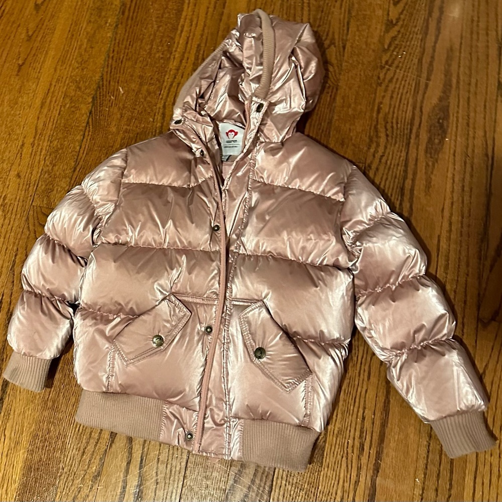 Appaman Puffy Coat Rose size 6 girls